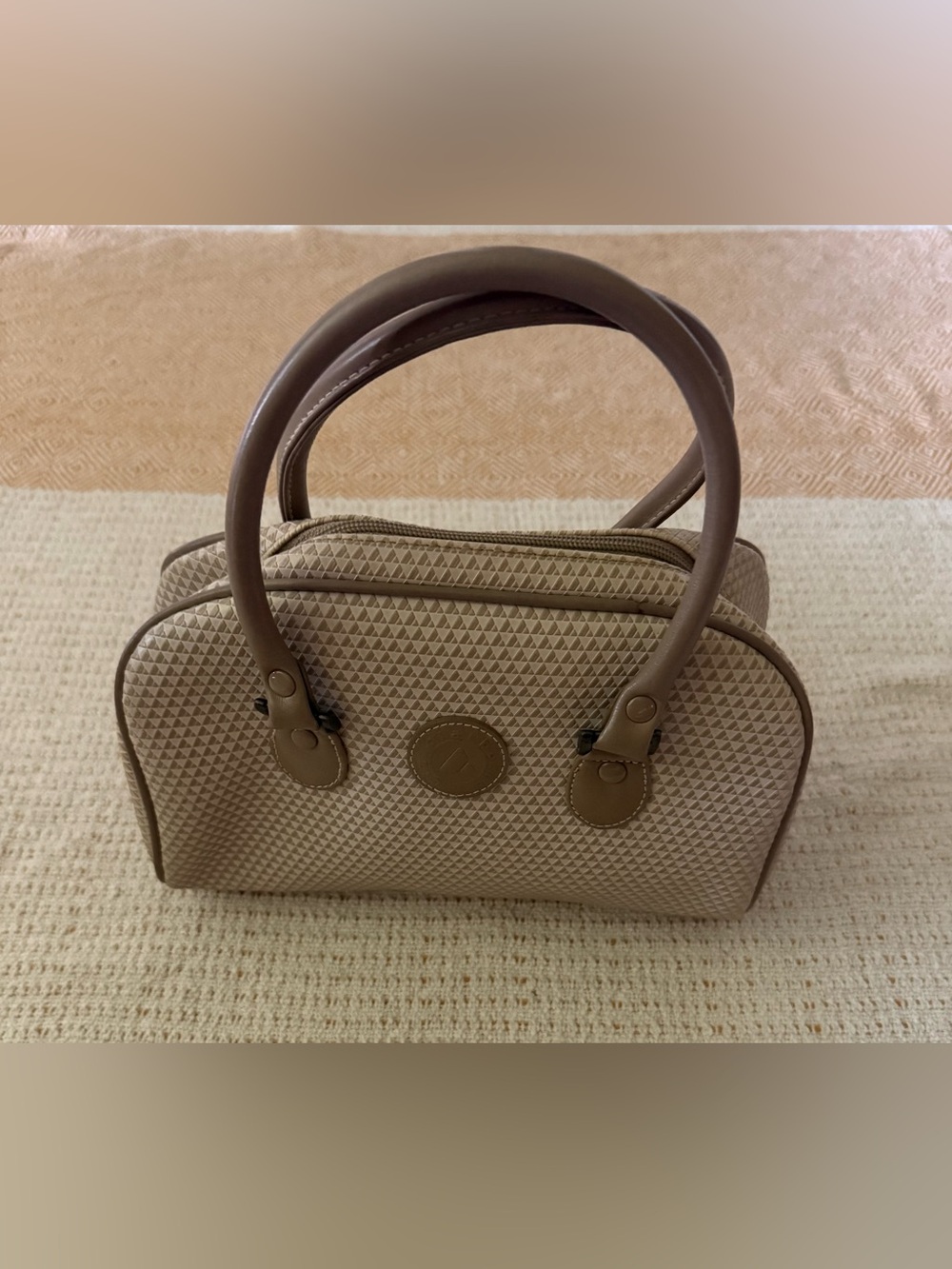 1983 Vintage Liz Claiborne Bowling Handbag Like New Condition - Picture 6 of 12